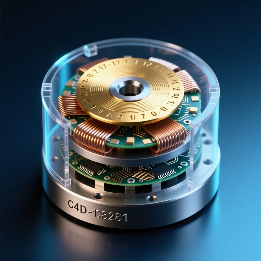 RM series inductive encoder concept render
